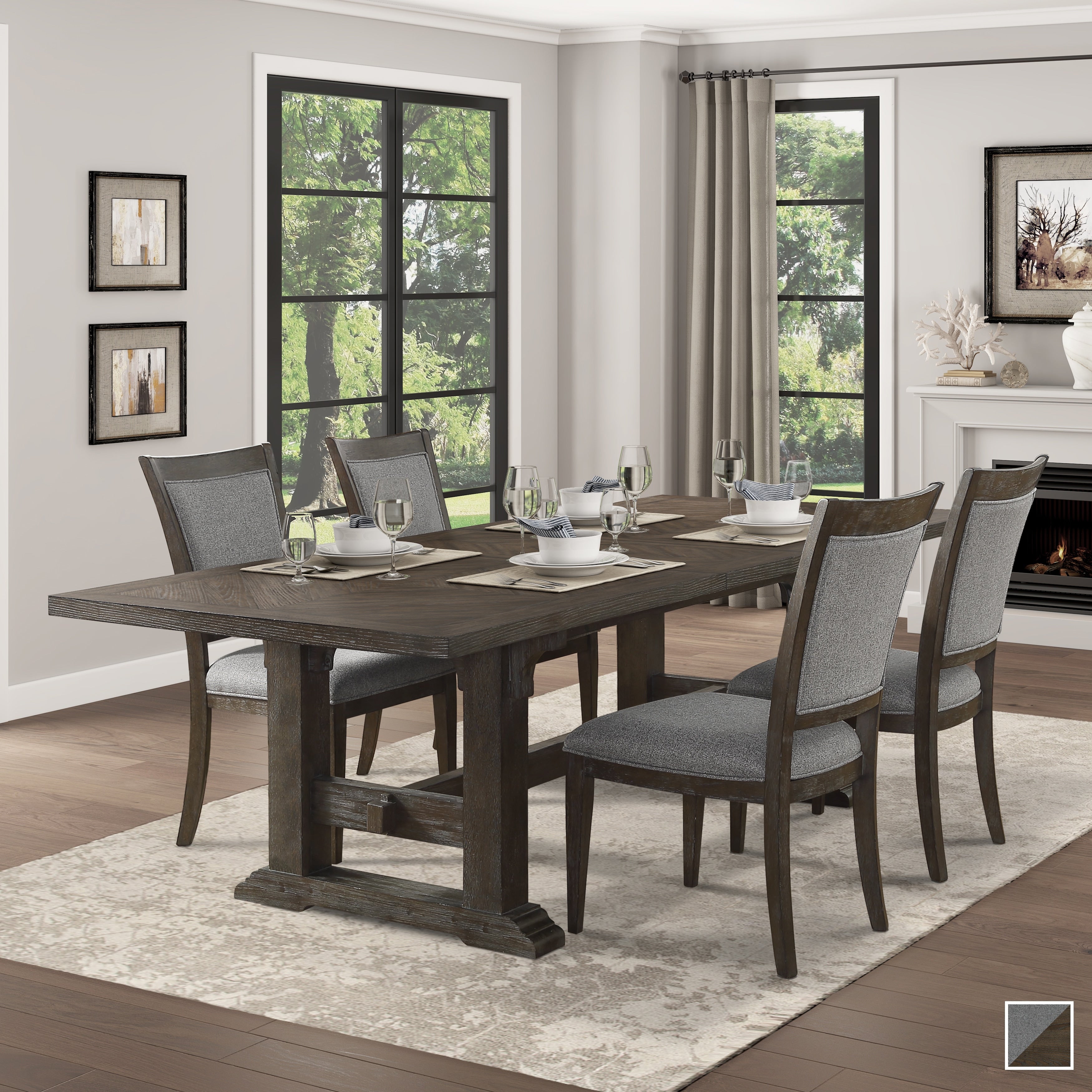 Grayling Downs 5 Piece Dining Set
