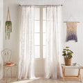 Porch Den Narup Geometric Back Tab Curtain Panel