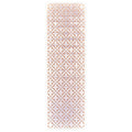Grand Bazaar Qazi Blush White Wool Rug 19 X 210