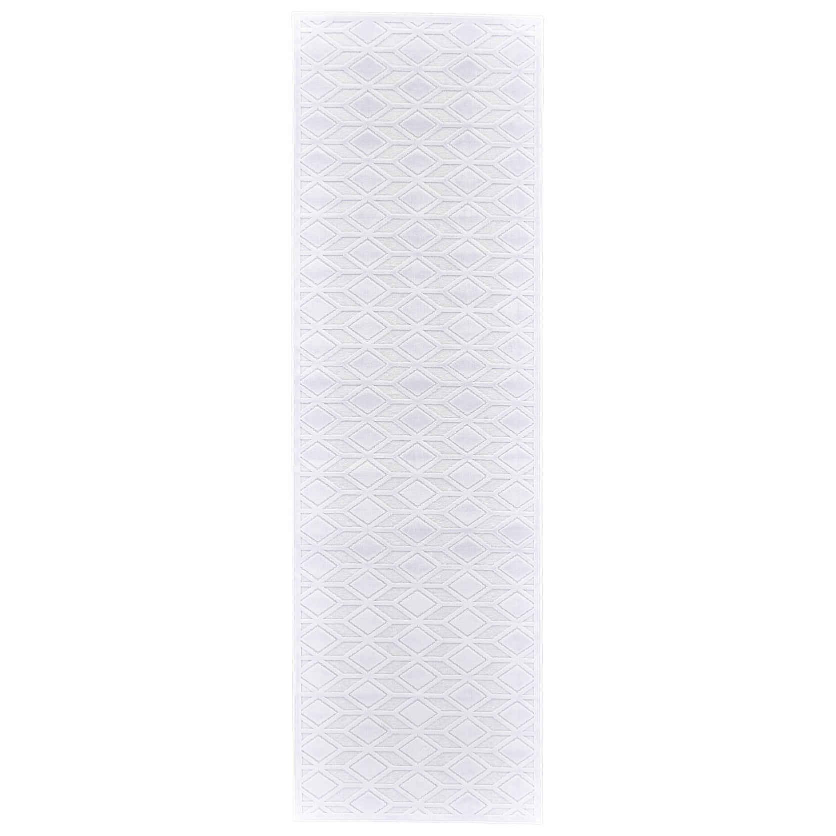 Grand Bazaar Qazi White White Wool Rug 98 X 127