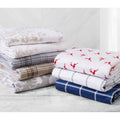 Great Bay Home Extra Soft 100 Turkish Cotton Flannel Printed Sheet Set