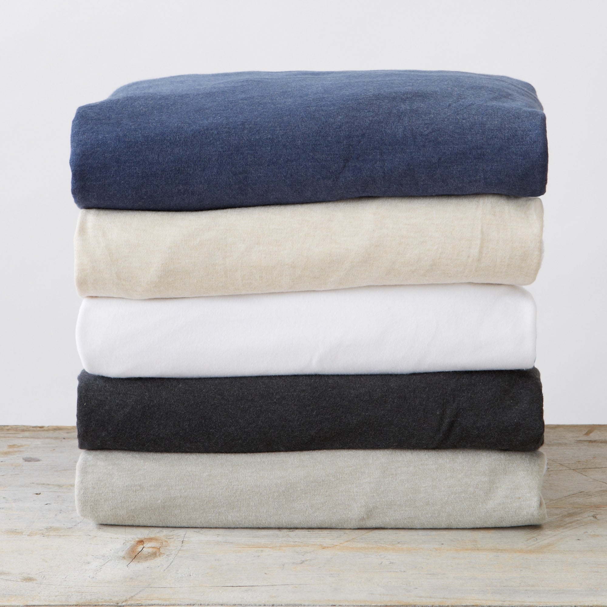 Great Bay Home Cozy Flex Super Soft Flannel Jersey Sheet Set