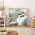 Green Expanse Hand Painted Canvas