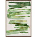 Green Layers Natures Whisper I By Hannah Dawson Framed Canvas Wall Art Print