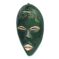 Green Nomsa African Wood Mask