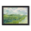 Green Wheat Field Auvers 1890 Vincent Van Gogh Custom Framed Canvas
