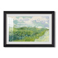 Green Wheat Field Auvers 1890 Vincent Van Gogh Custom Framed Print