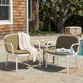 Green White Outdoor Armchairs Patio Chairs Upholstered Arm Chair Reading Chair Accent Chair Reception Chair Side Chair