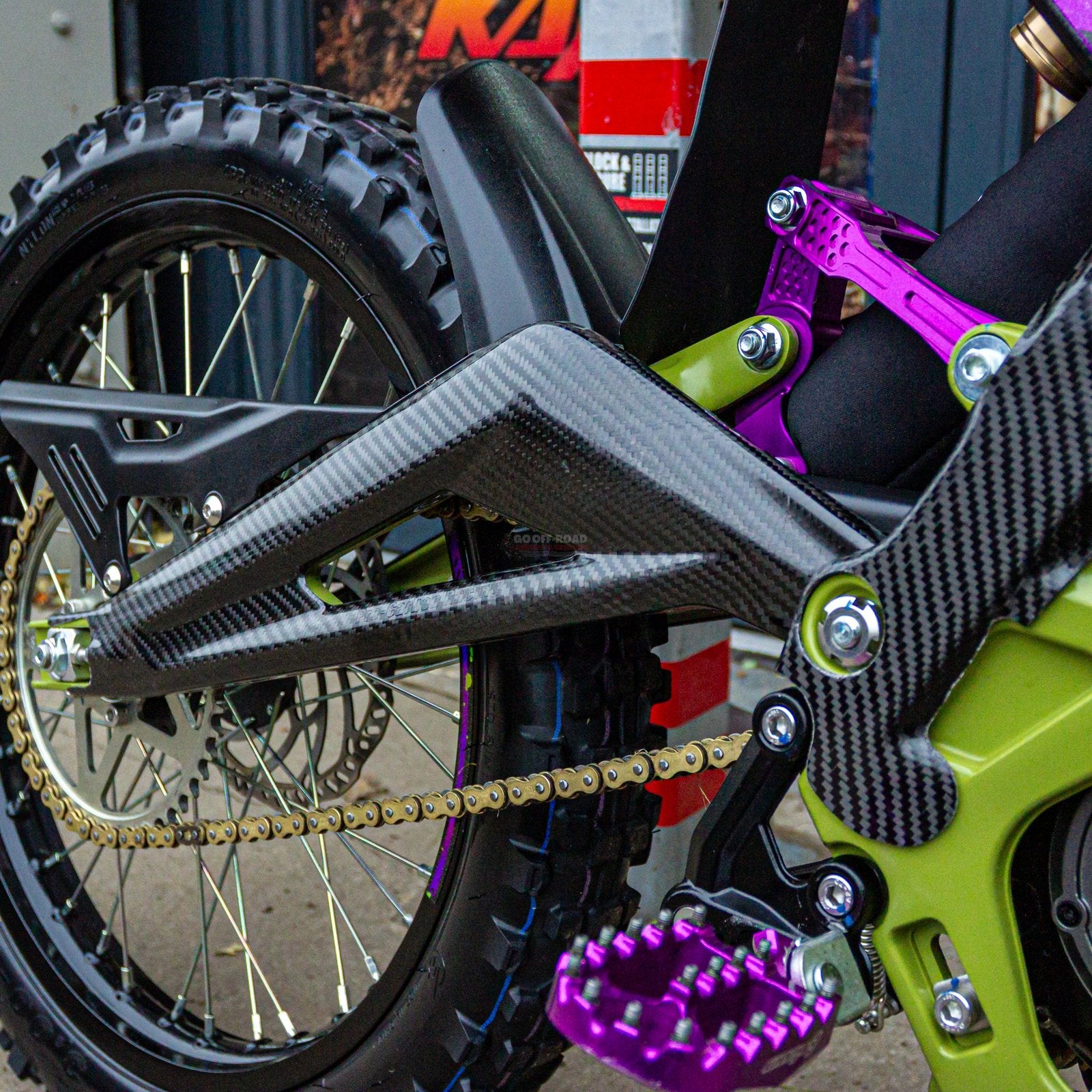 Pro-Carbon Racing Genuine Swing Arm Protectors for Sur Ron Light Bee