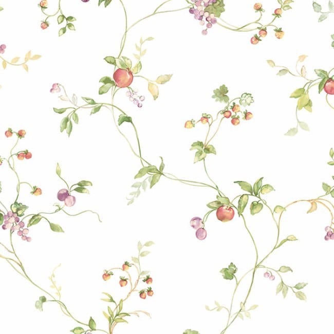 Greenacres Fruit Vine Clear Vinyl Wallpaper