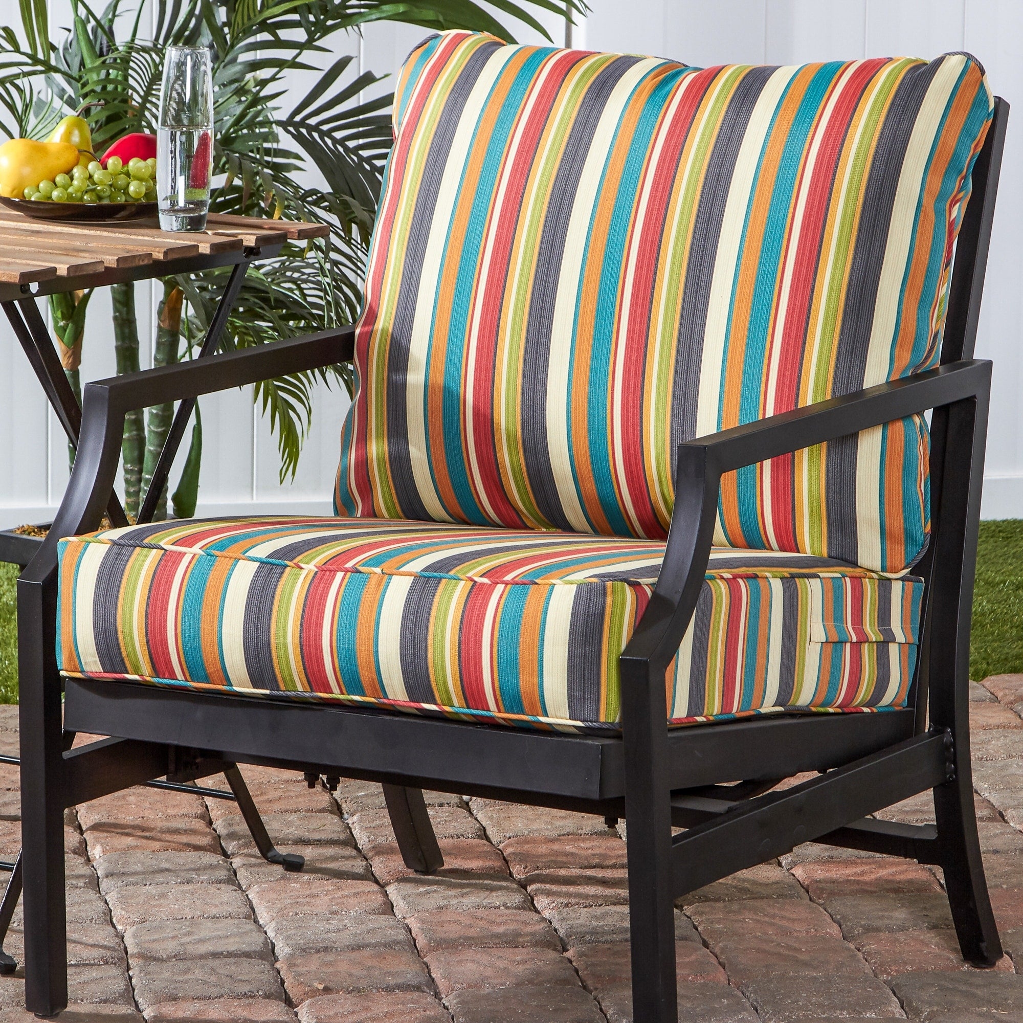 Greendale Deep Seat Outdoor Back And Seat Cushion Set