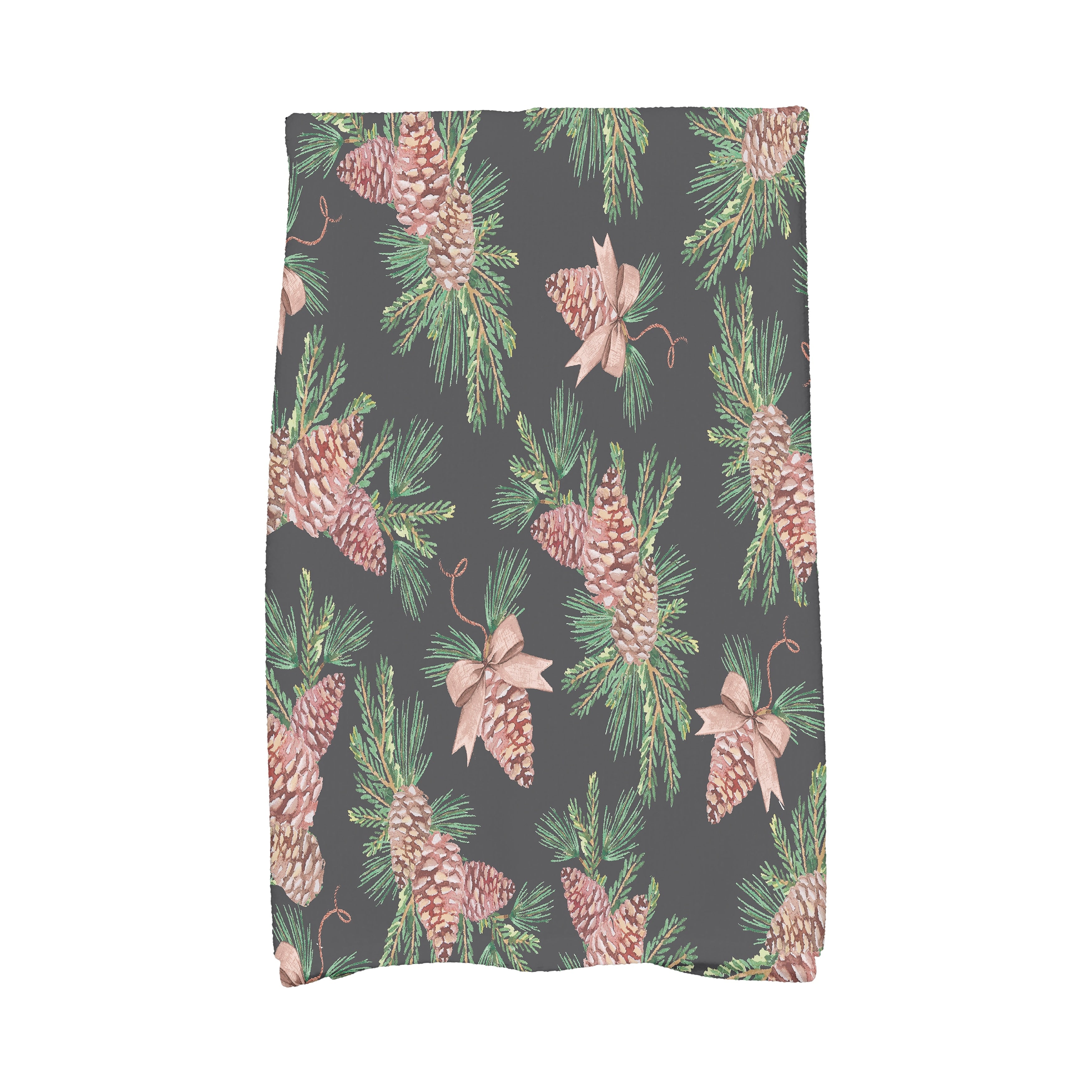 Greenery 16 X 25 Inch Holiday Print Kitchen Towel