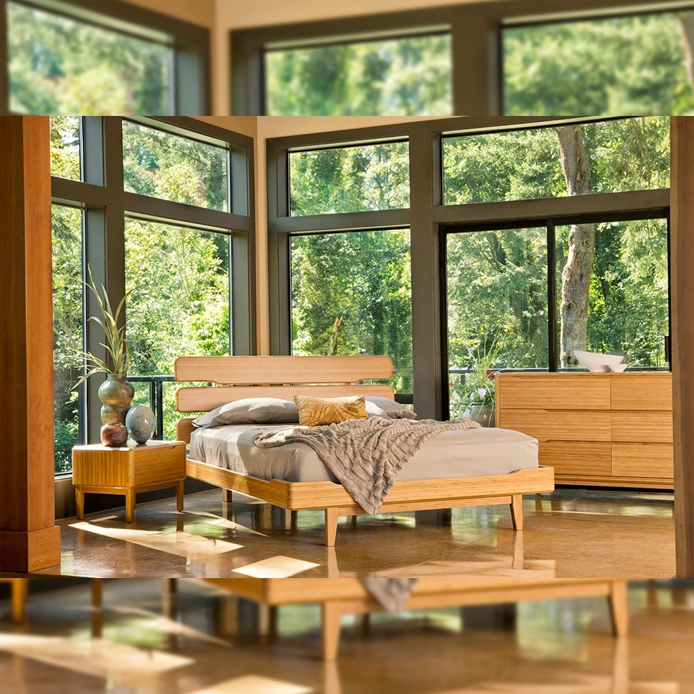 Greenington G0026Ca Currant Queen Platform Bed Caramelized