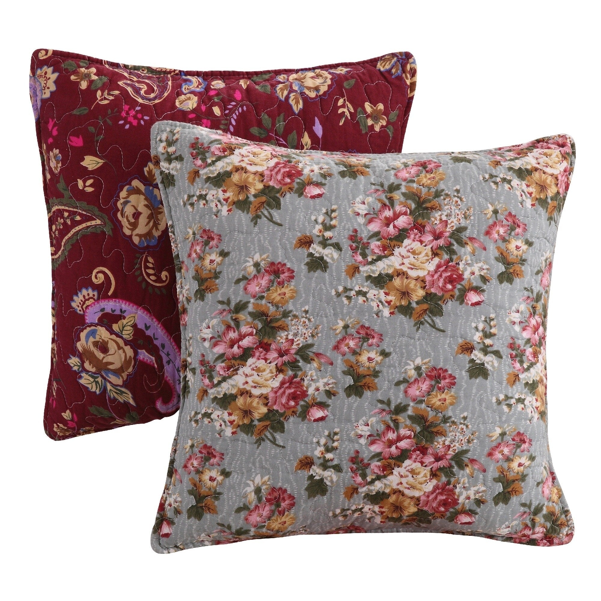 Greenland Home Fashions Antique Chic Pillow Set Set Of 2 Pillows