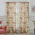 Greenland Home Fashions Antique Rose 84 Inch Curtain Panel Pair