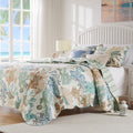 Barefoot Bungalow Atlantis Reversible Coastal Quilt Set