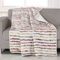 Greenland Home Fashions Bella Ruffle Quilted Throw