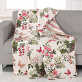 Greenland Home Fashions Butterflies Quilted Throw