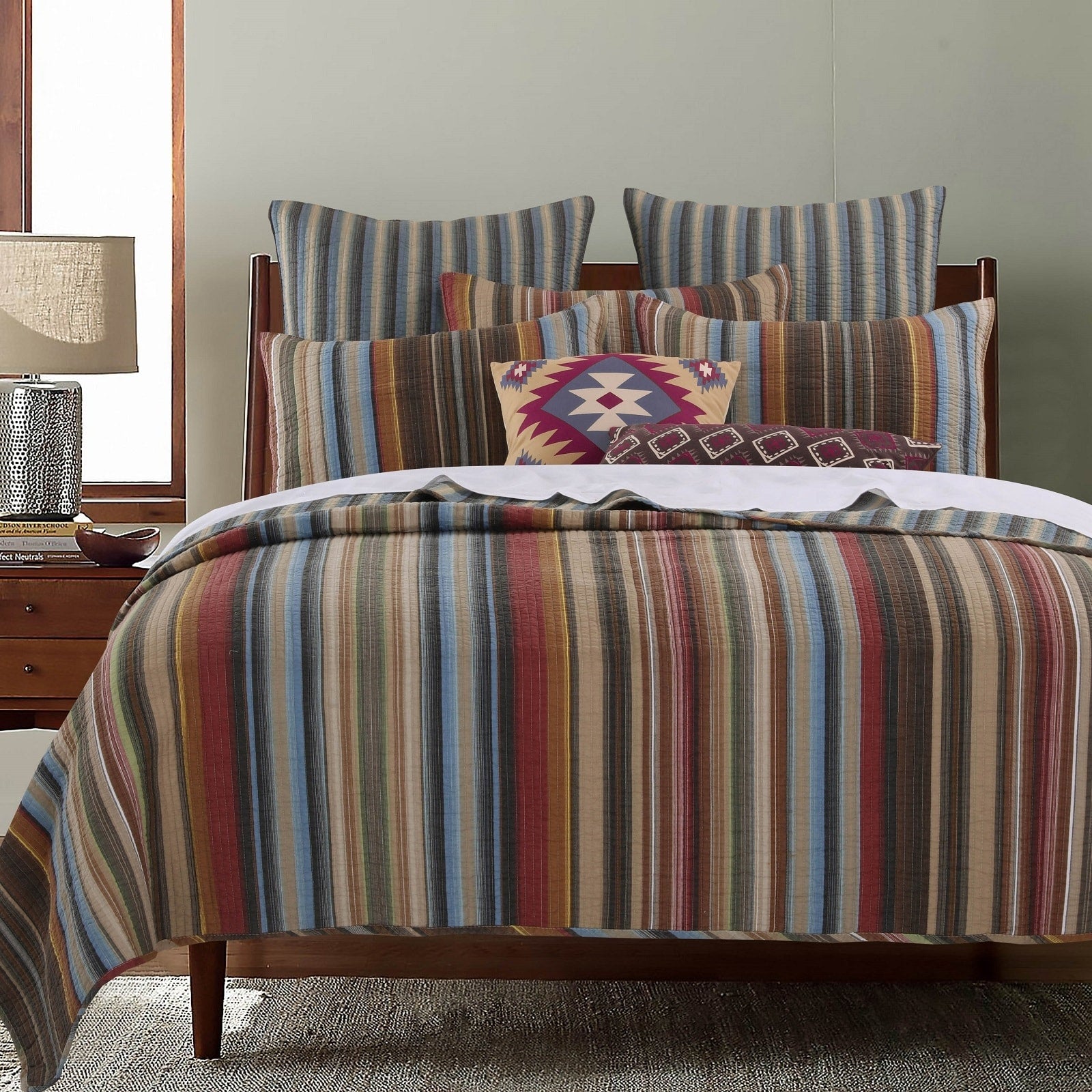 Greenland Home Fashions Durango Bonus Quilt Set With Pillows