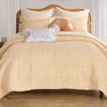 Greenland Home Fashions Granny Squares Reversible Matelass Coverlet Set