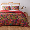 Greenland Home Jewel Oversized Reversible 3 Piece Quilt Set