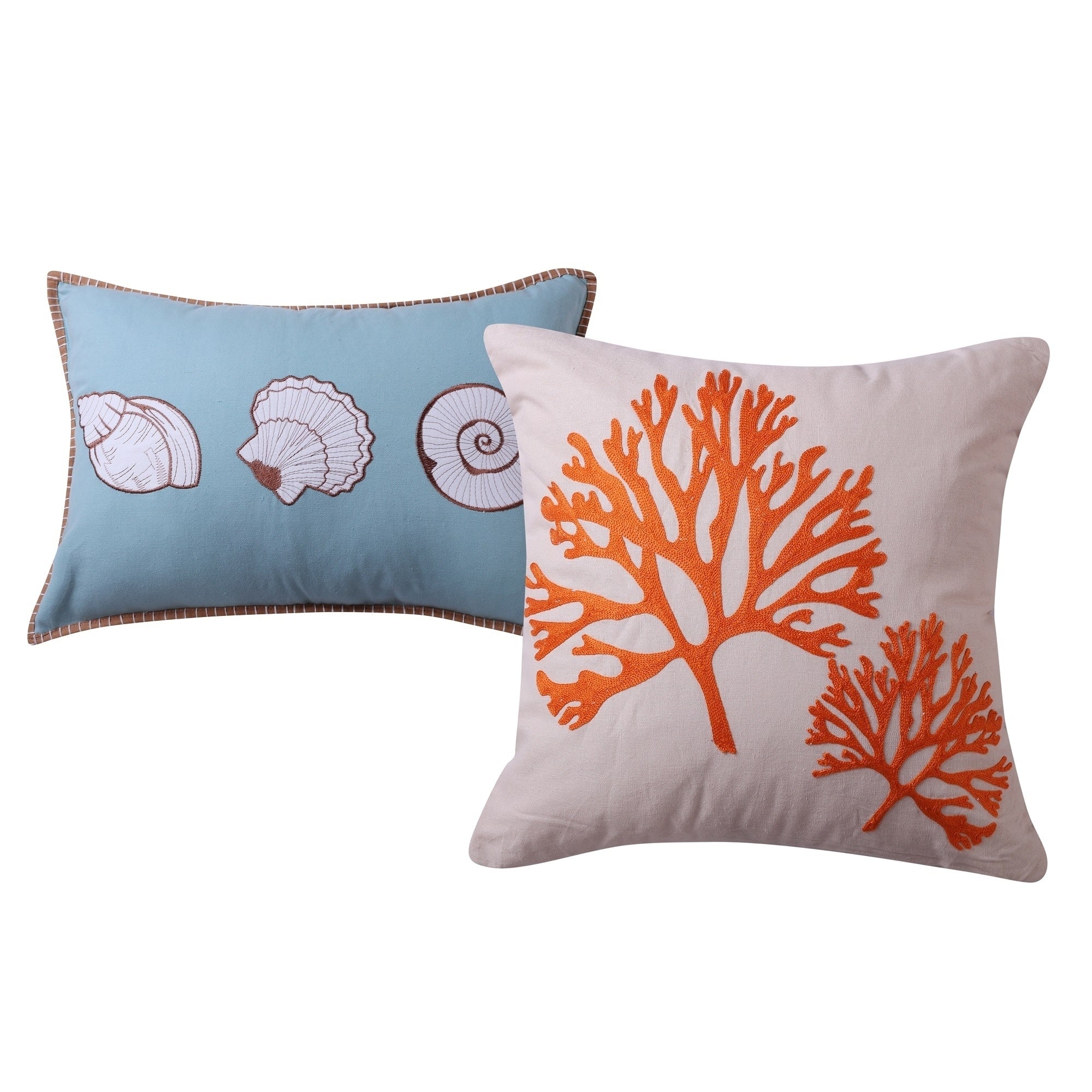 Greenland Home Fashions Maui Pillow Set Set Of 2 Pillows