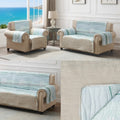 Greenland Home Fashions Oceanside Reversible Pet Friendly Slipcover Furniture Protector