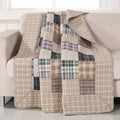 Greenland Home Fashions Oxford Quilted Throw