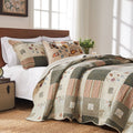 Greenland Home Fashions Sedona Cotton 5 Piece Quilt Set