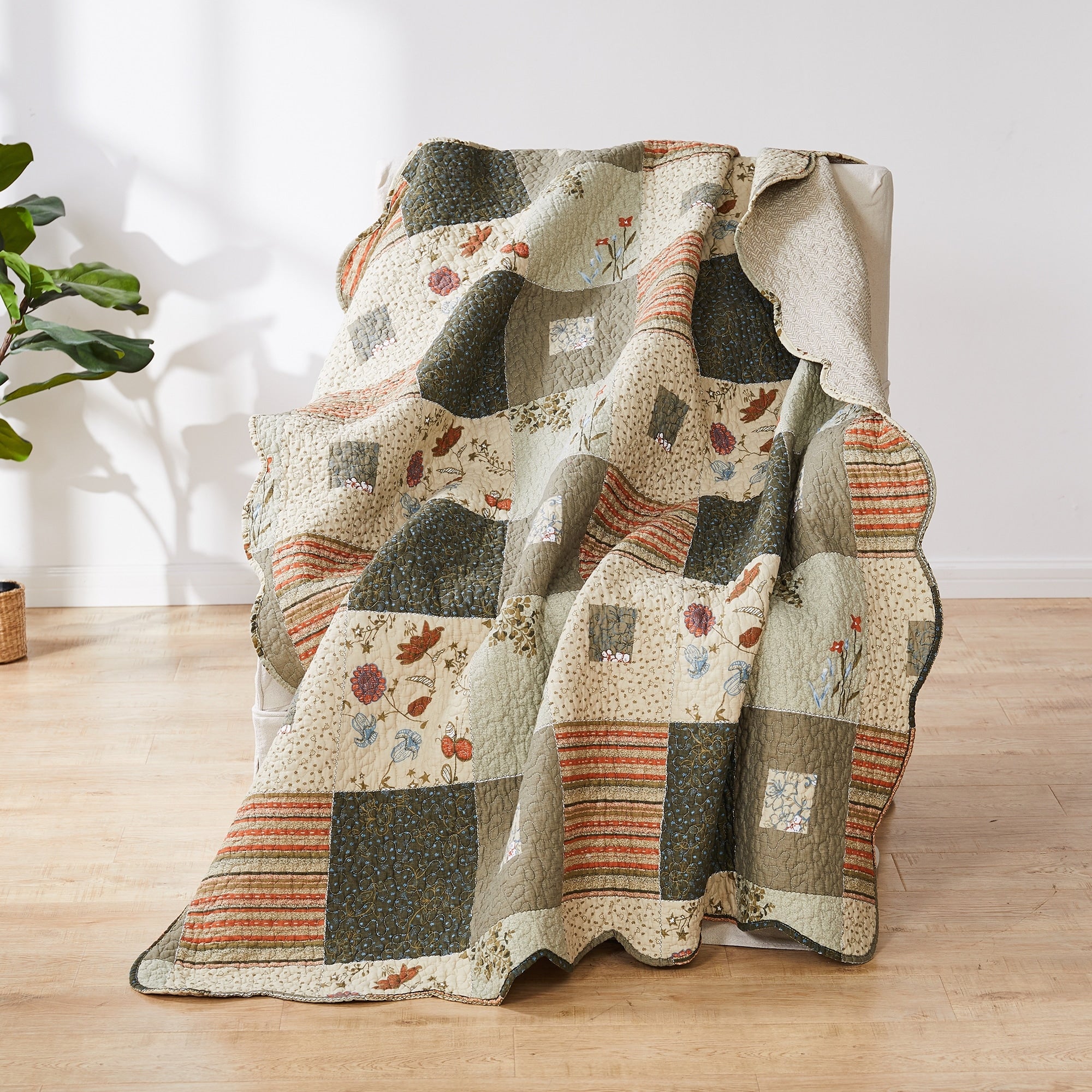 Greenland Home Fashions Sedona Cotton Throw