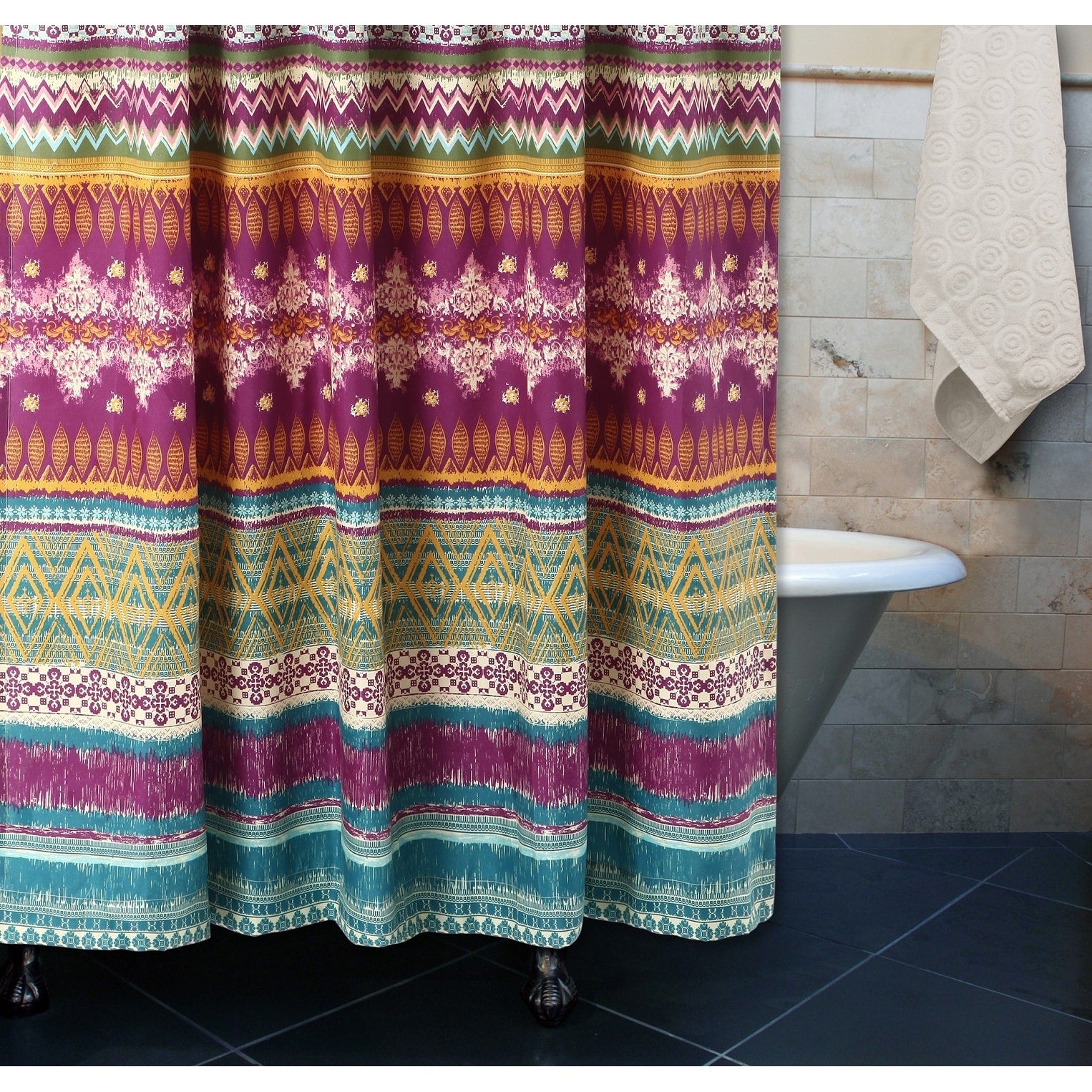 Greenland Home Fashions 72 Inch Southwest Shower Curtain