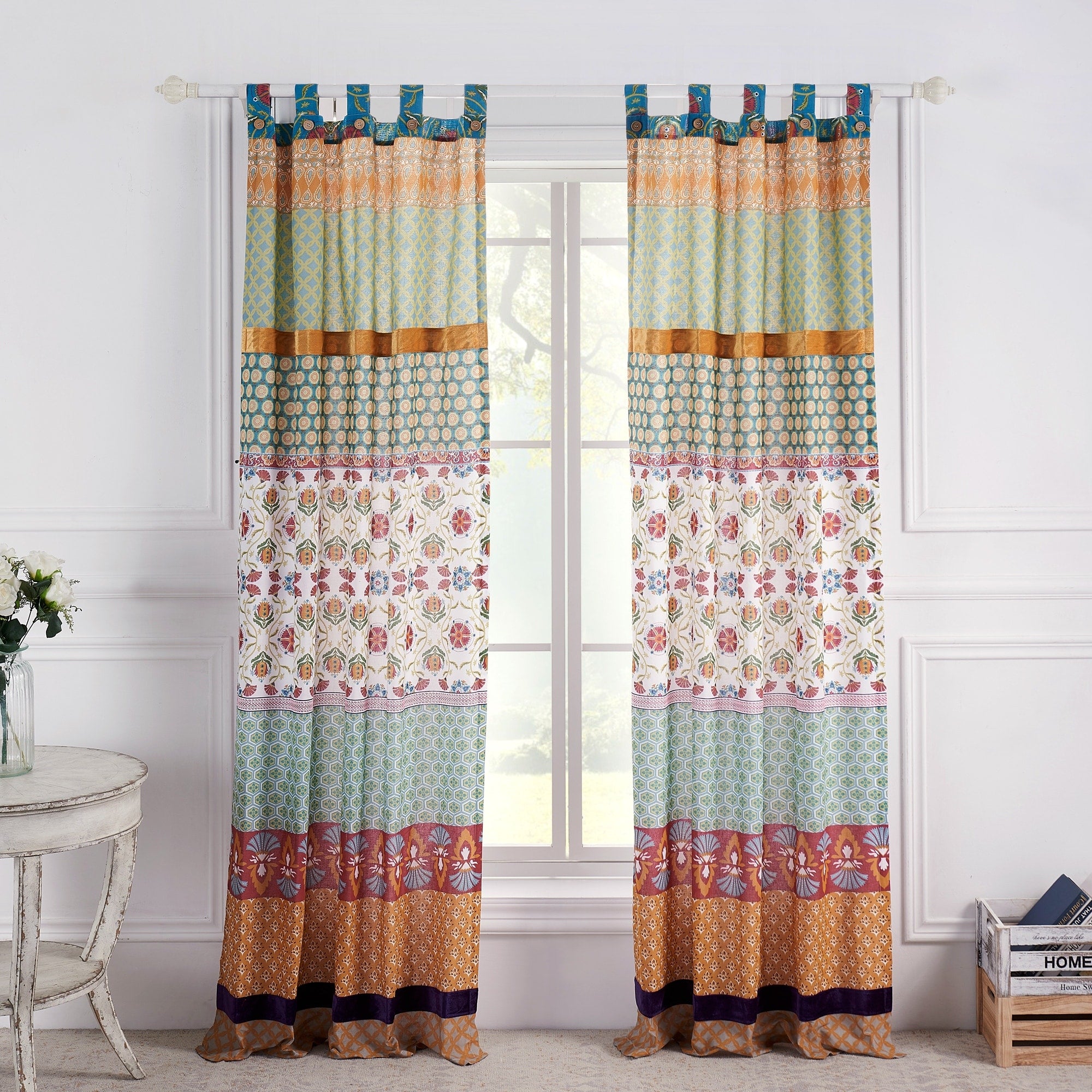 Greenland Home Fashions Thalia 4 Piece Window Panel Pair