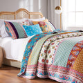 Greenland Home Fashions Thalia 3 Piece Cotton Quilt Set