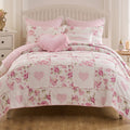 Greenland Home Fashions Veronicas Hearts Reversible Quilt Set