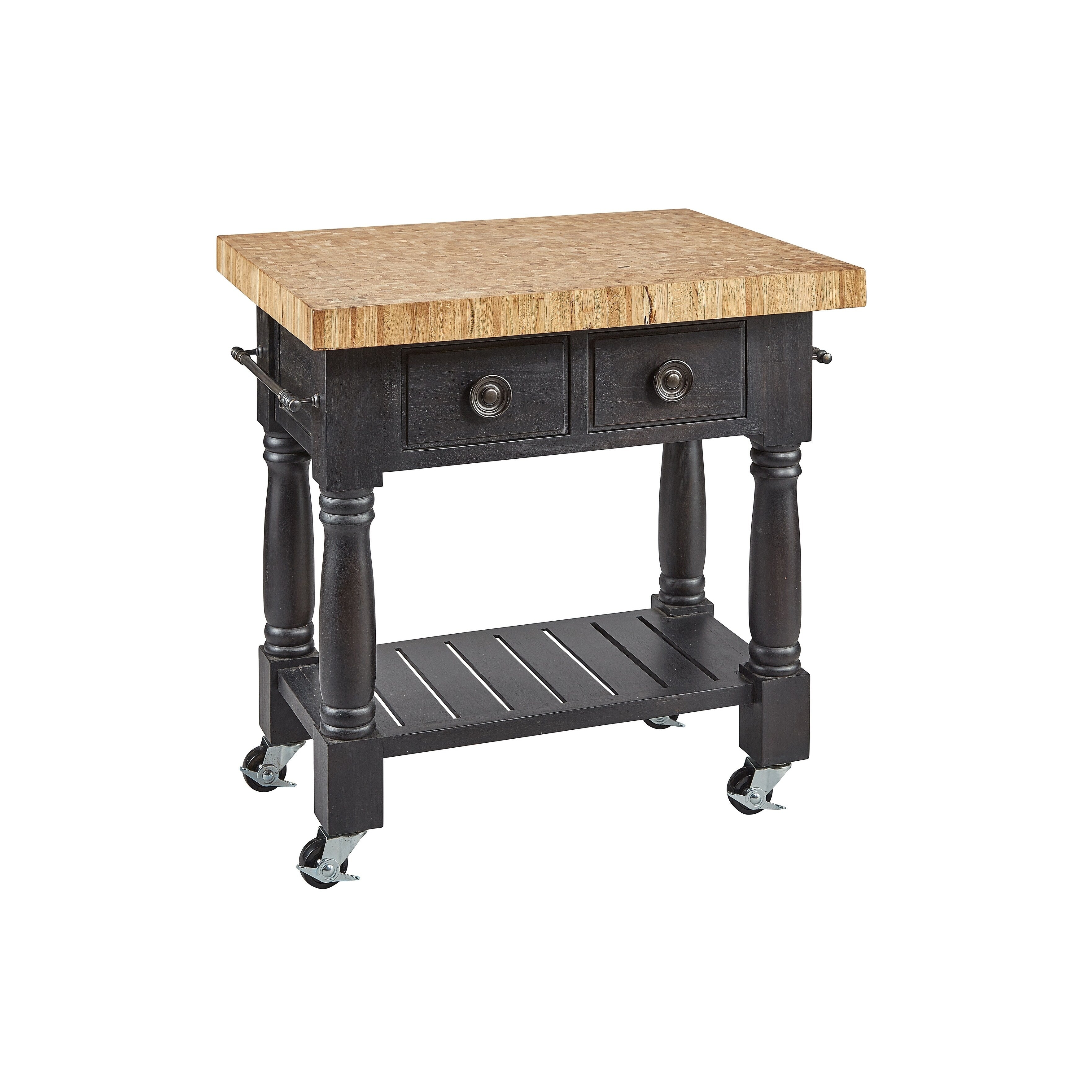 Greenwich Rolling Butcherblock Island