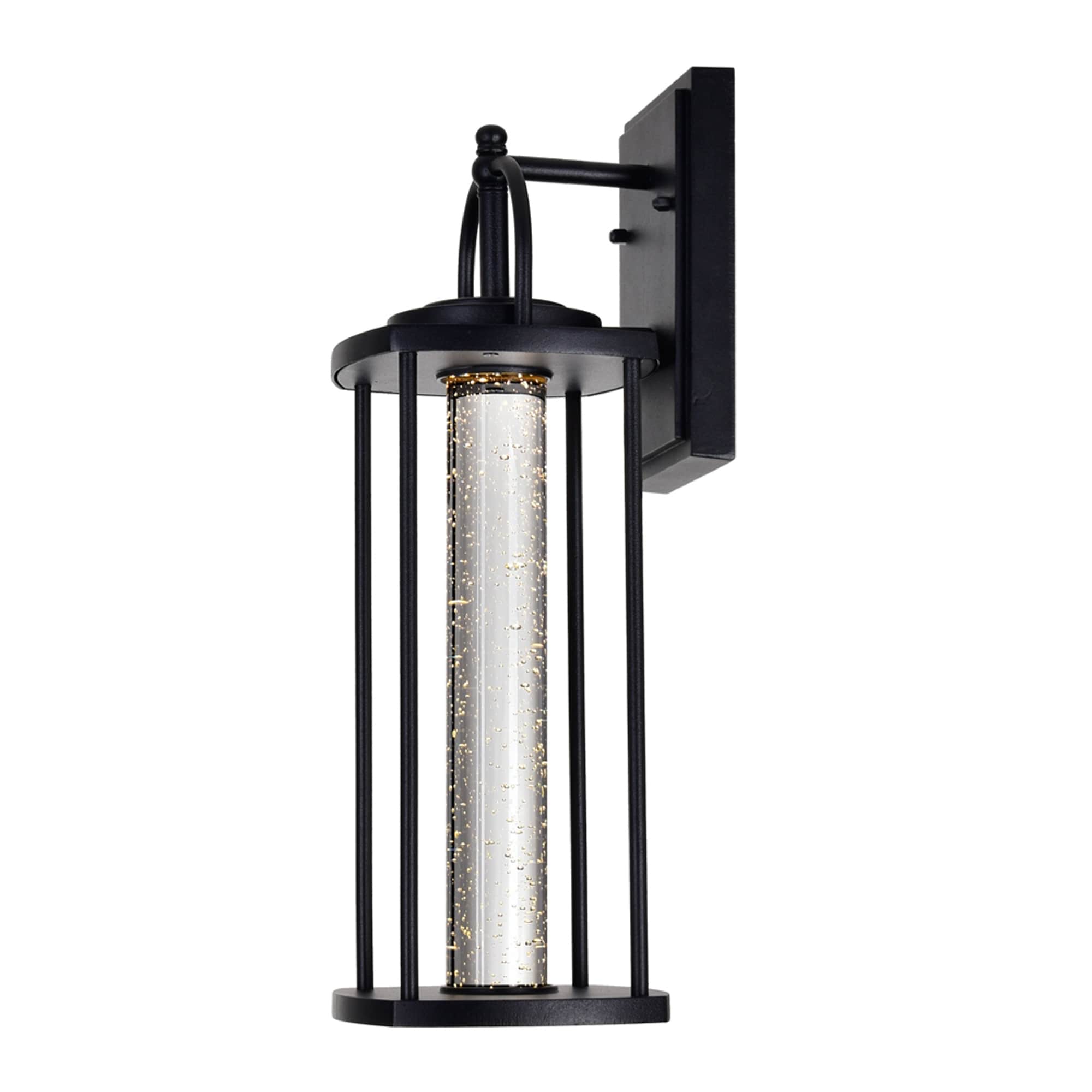 Greenwood Led Outdoor Wall Light With Black Finish 7 Inch