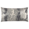 Grey Ivory Abstact Cotton Down Pillow