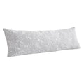 Grey Floral Vintage Lace Body Pillow Case Pillow Not Included Gray Luxurious Elegant Princess Boho Shabby Chic Luxury Flower