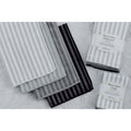 Grey Stripe Microfiber Dishtowel Set Of 4