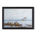 Greylag Geese 1922 Bruno Liljefors Custom Framed Canvas