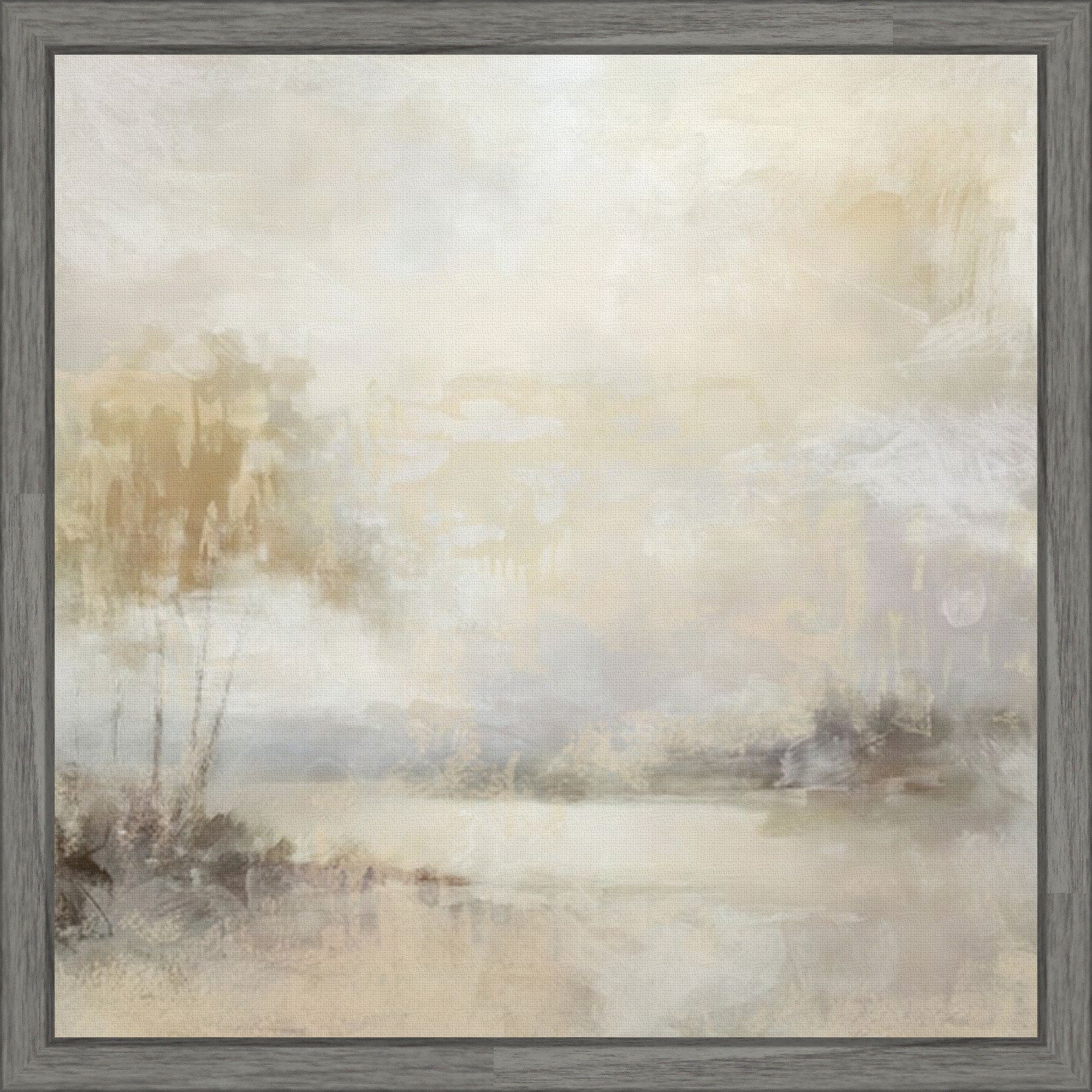 Griege Vista Ii By June Erica Vess Framed Canvas Wall Art Print