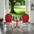 Porch Den Monterey 3 Piece Metal Conversation Set