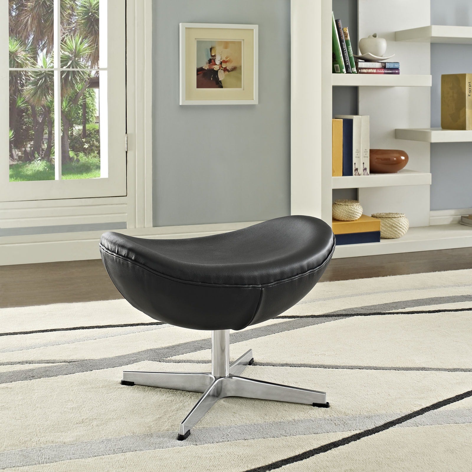 Grip Leather Ottoman