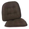 Gripper Non Slip 15 X 16 Omega Tufted Chair Cushions Set Of 2