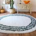 Grove Botanical Border Area Rug
