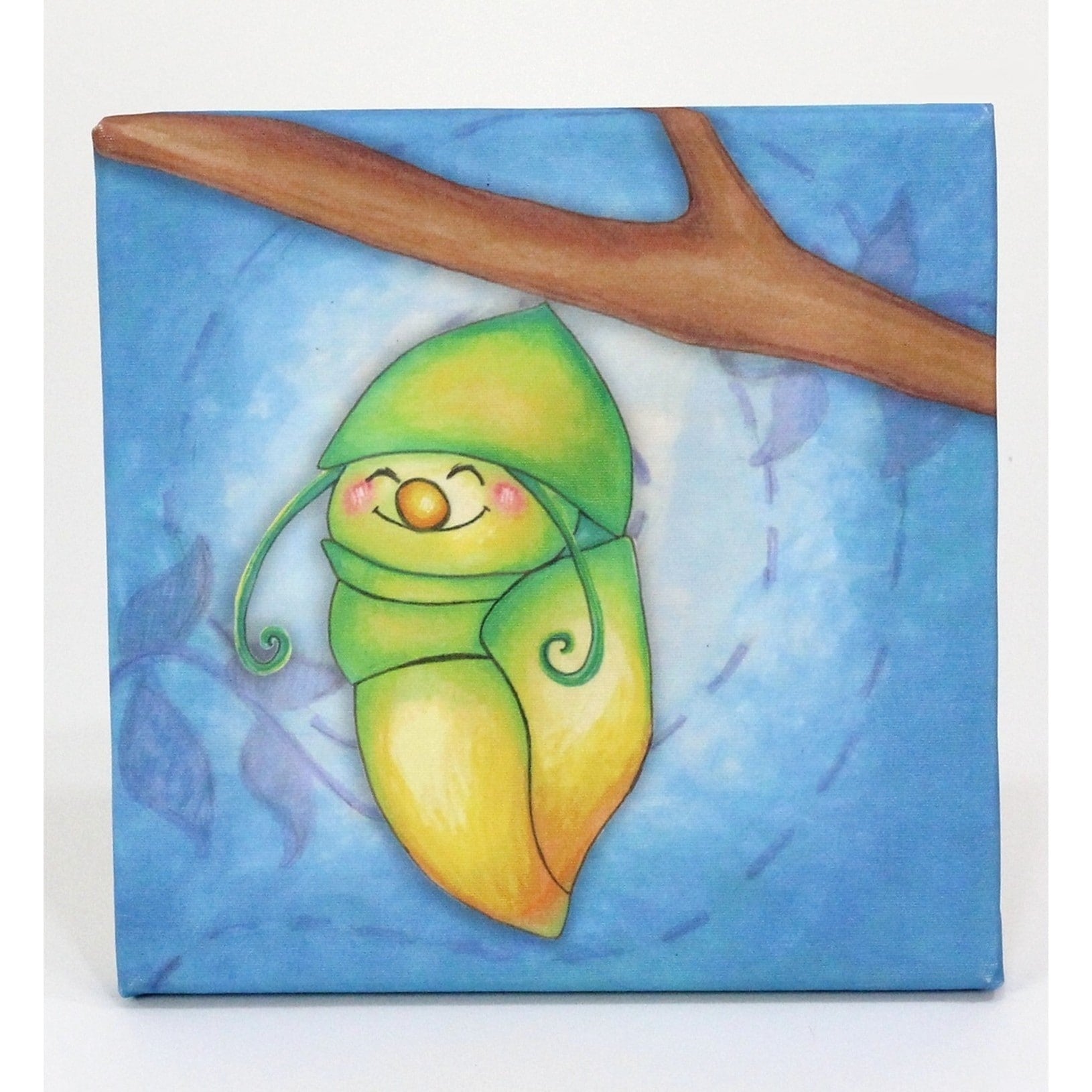 Growing Kids Caterpillar To Butterfly Series Canvas Wall Art Cocoon
