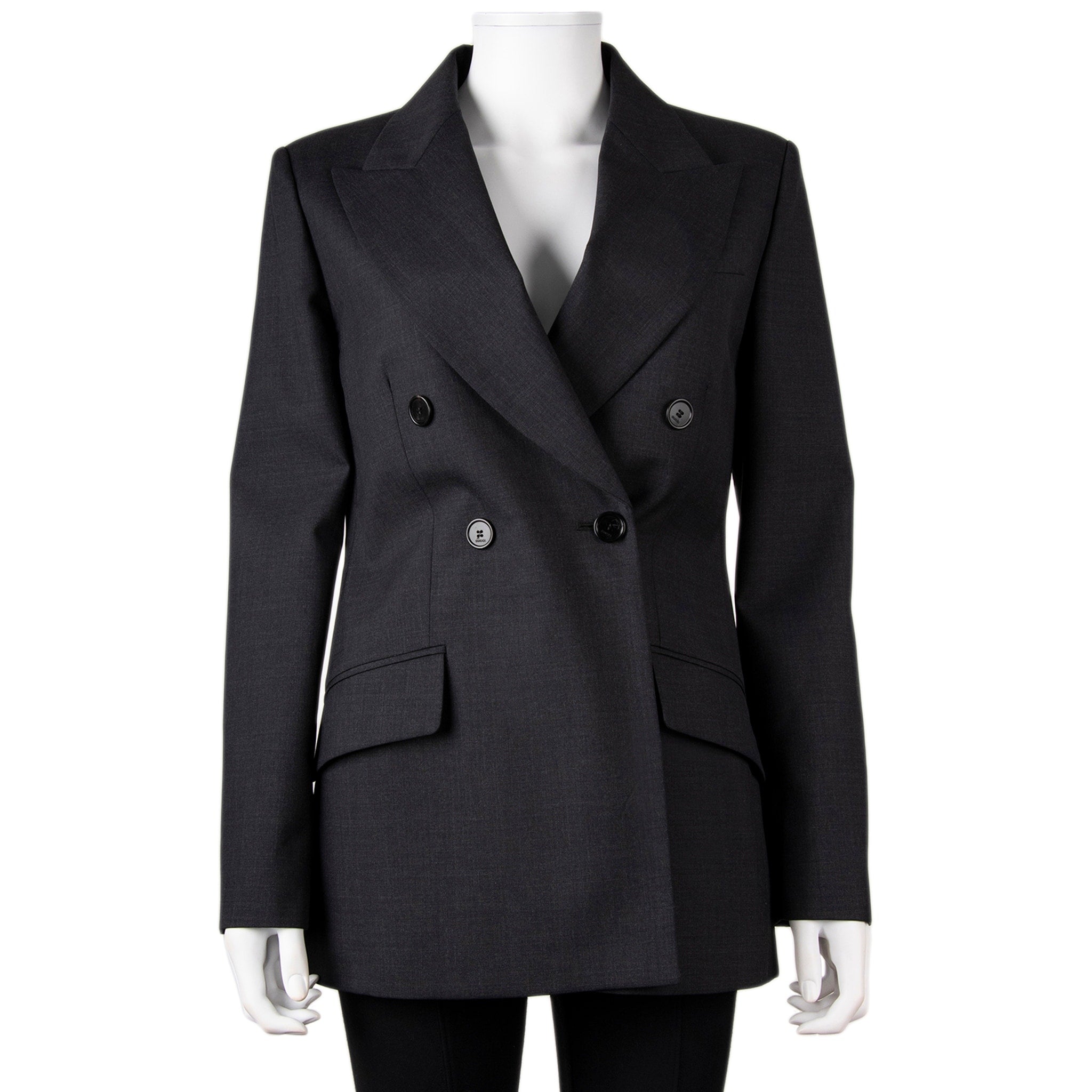 Gucci Double Breasted Wool Jacket