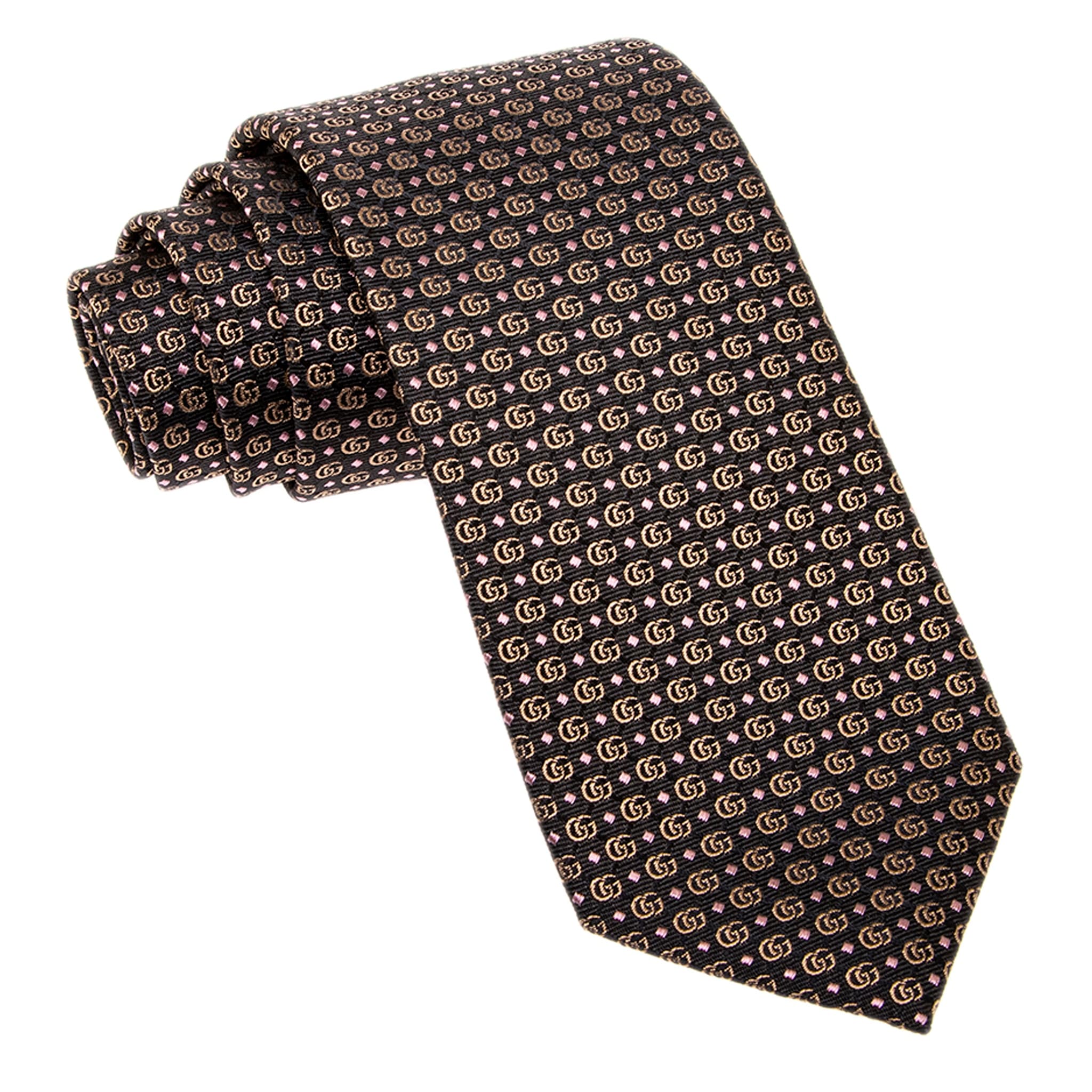 Gucci Double G Jacquard Tie