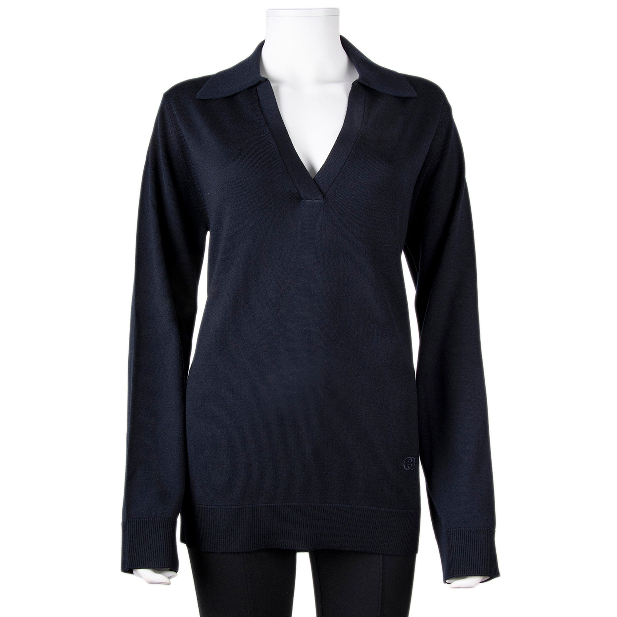 Gucci Extra Fine Wool Polo Top
