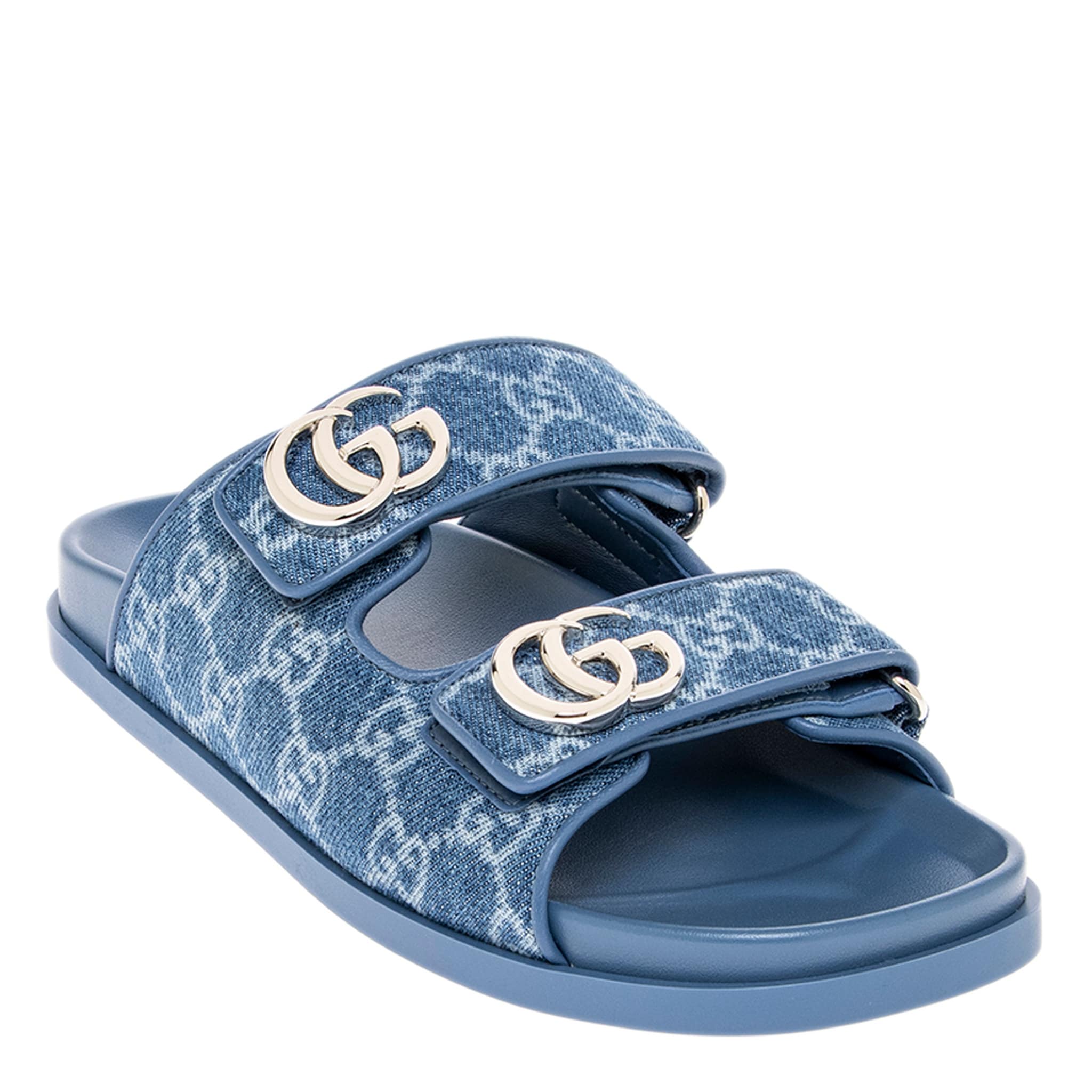 Gucci Gg Denim Sandals